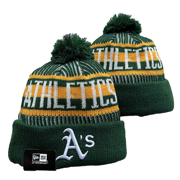Oakland Athletics Knit Hats 023